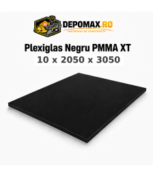 Plexiglas negru PMMA XT 10 x 2050 x 3050 mm